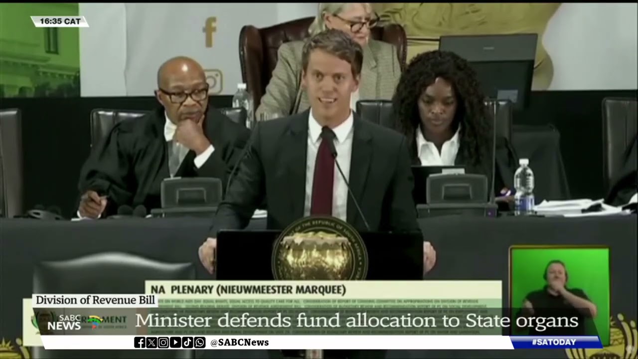 Division of Revenue Bill | Minister defends fund allocation to State organs