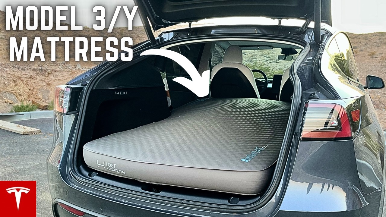 The BEST Mattress For TESLA Camping & Road Trips