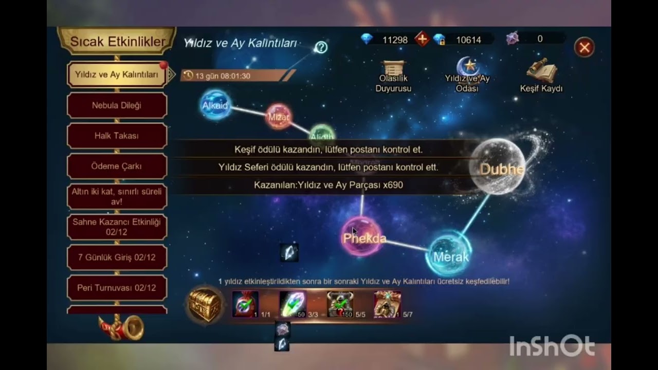 WARTUNE ULTRA YILDIZ VE AY KALINTILARI ETKİNLİGİ!!!