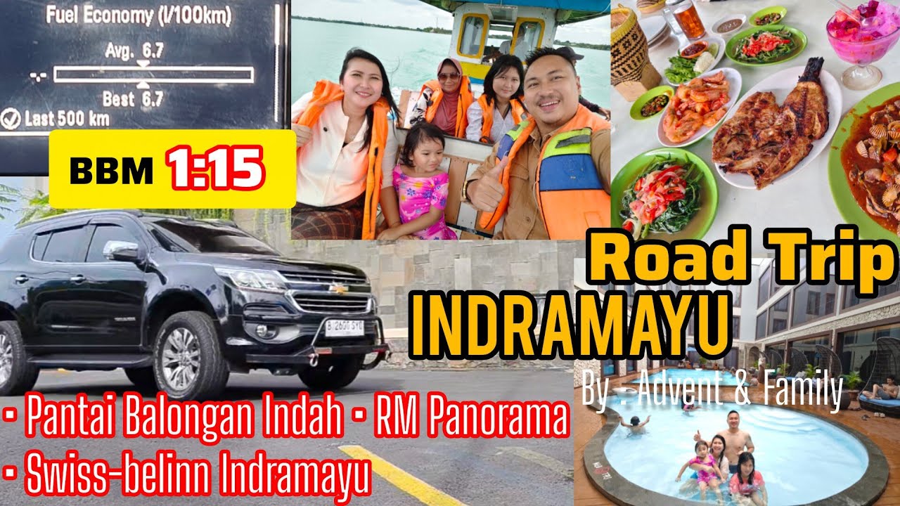 Trailblazer Super Irit 1:15 | Wisata Indramayu √ Pantai Balongan √ Swiss-Belinn √ RM Panorama