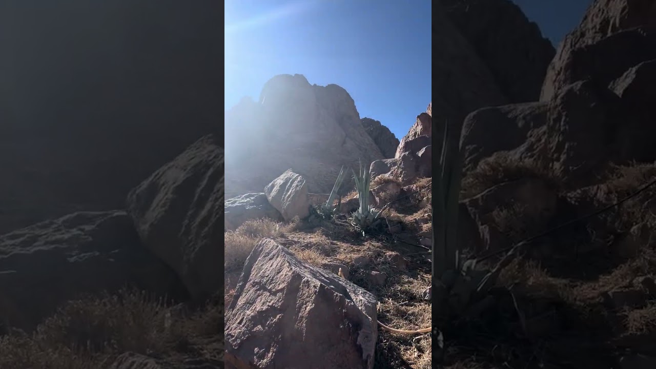 Muntele Sinai unde Moise a stat de vorbă cu Dumnezeu și unde a stat trupul Sf Ecaterina 500 ani.