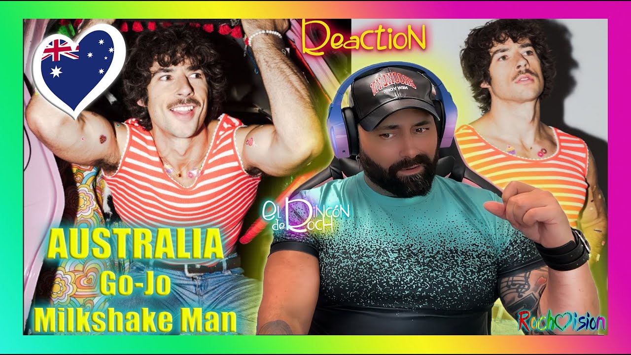 REACTION - Go Jo   Milkshake Man  - Australia 🇦🇺 #eurovision2025