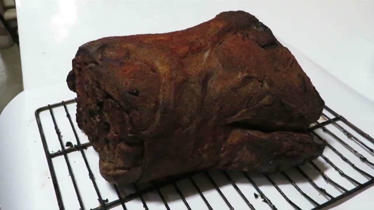 Smoked Venison Neck.  Easy and delicious!