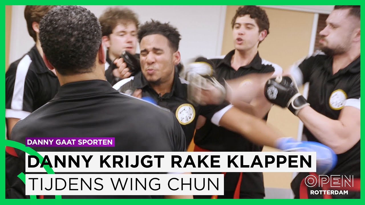 Verslaggever Danny krijgt rake klappen tijdens Wing Chun | DANNY GAAT SPORTEN