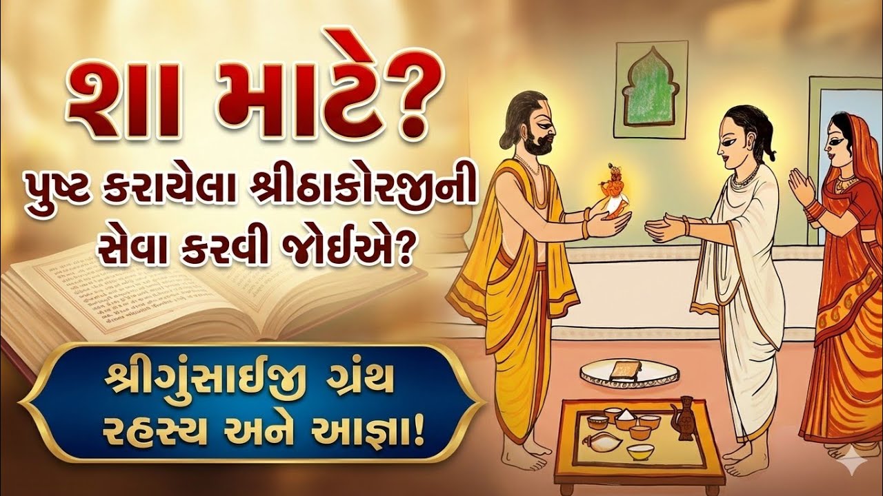 શા માટે પુષ્ટ કરાયેલા શ્રીઠાકોરજીની સેવા કરવી જોઈએ? શ્રીગુંસાઈજી પોતાના ગ્રંથમાં શું આજ્ઞા કરે છે?