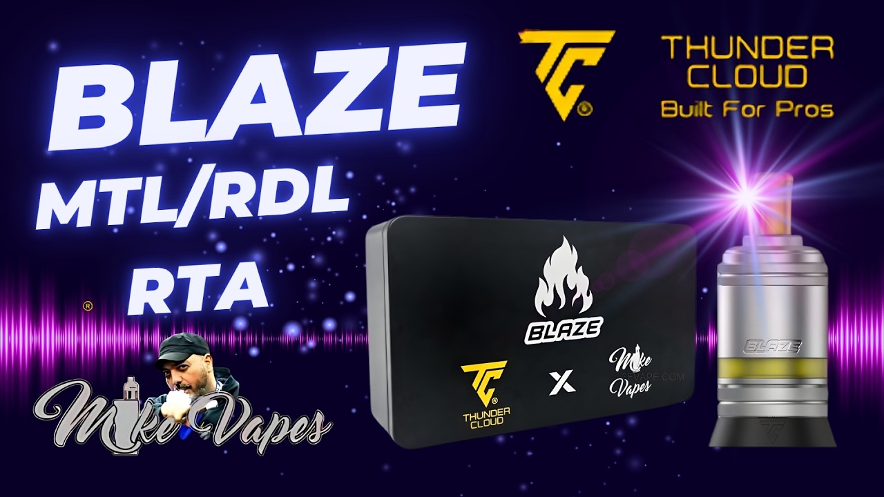Атомайзер Blaze MTL/RDL RTA от Thunder Cloud и @MikeVapes1