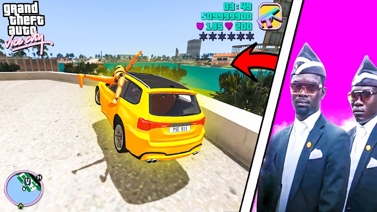 COFFIN MEME + BEAMNG + GTA VICE CITY = ...                | ASTRONOMIA SONG | BeamNG Drive MEMES #82