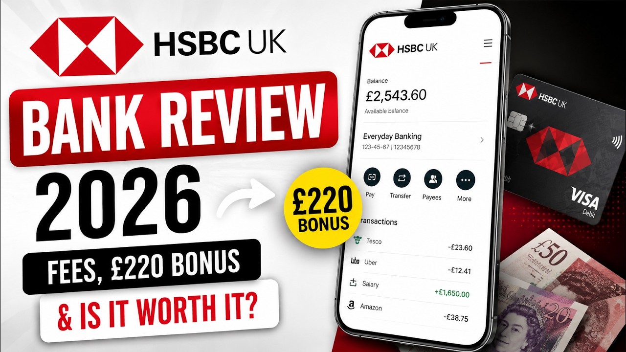 HSBC UK Bank Review 2026 &ndash; Fees, &pound;220 Bonus & Is It Worth It?