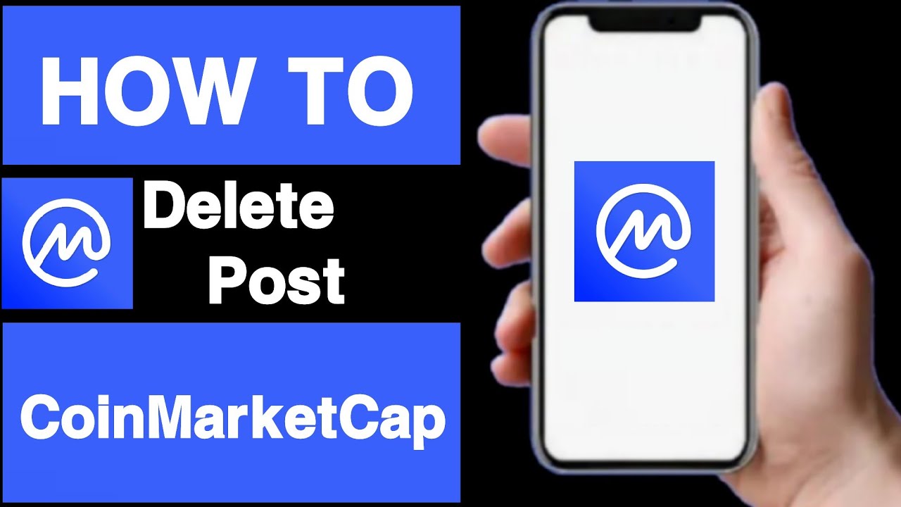 How to delete post on coinmarketcap account||Delete post on coinmarketcap account