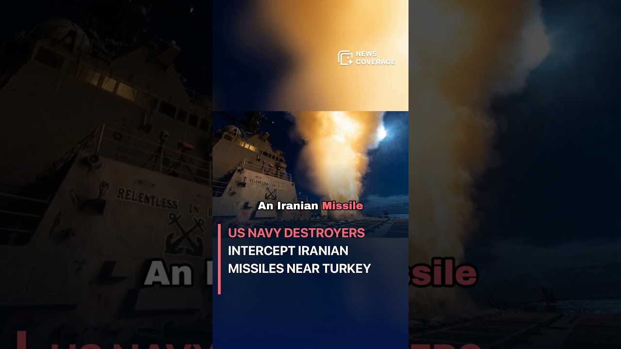 Эсминцы ВМС США перехватили иранские ракеты у берегов Турции #мировыеновости #новости