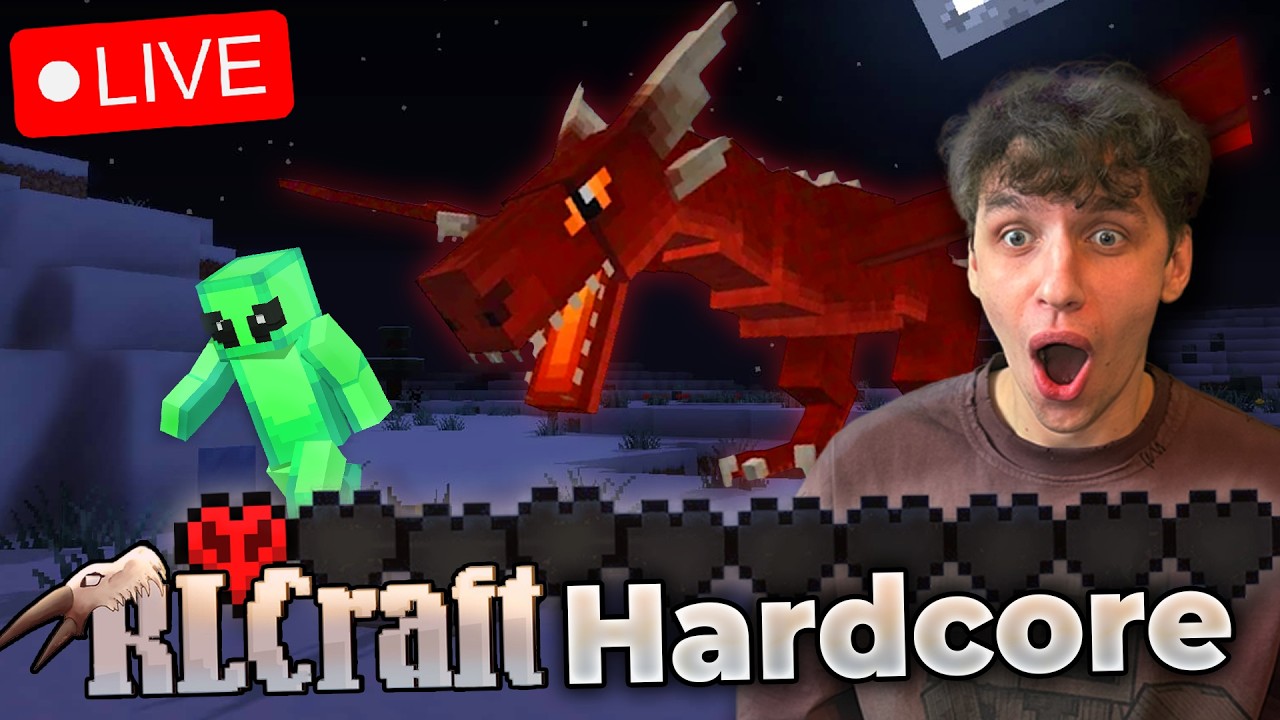 Zaczynamy od zera czy jestem zerem... 😓 HARDCORE RLcraft 2.10 😎 !Opera #ad