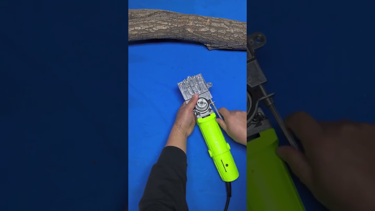 How to assemble and start gasoline chain saw