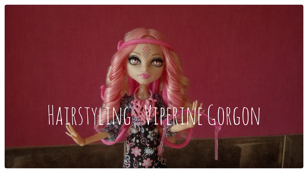 Hairstyle for Monster High Viperine Gorgon doll | Monster High| By A Fish