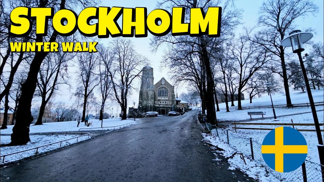 Stockholm Winter Walk 🇸🇪 | Exploring the City in the Cold with Olov