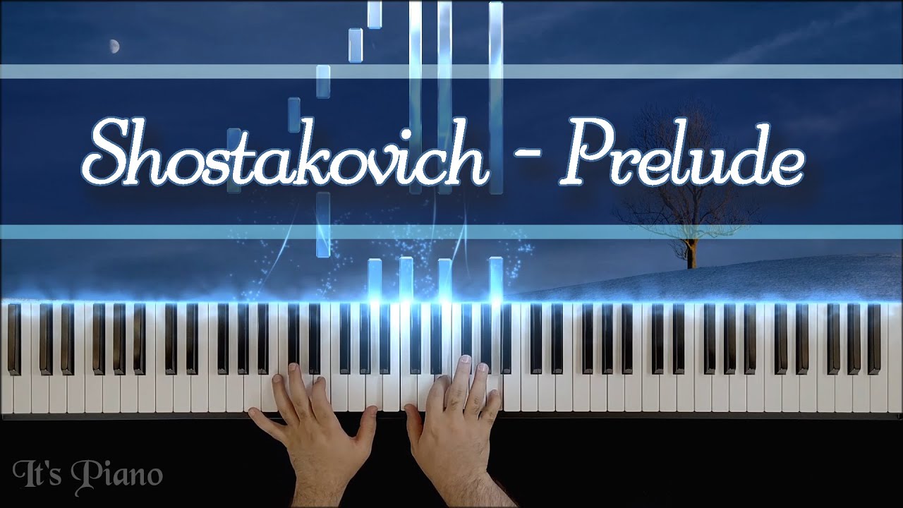 Shostakovich : Prelude | Piano Solo Synthesia | Classical Piano Music for Relaxation