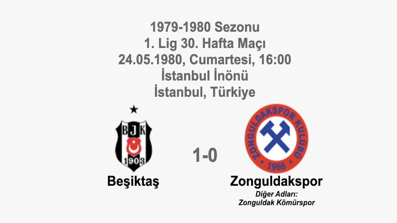 Beşiktaş 1-0 Zonguldakspor 24.05.1980 - 1979-1980 1st League Matchday 30 (Only Post-Match Comments)