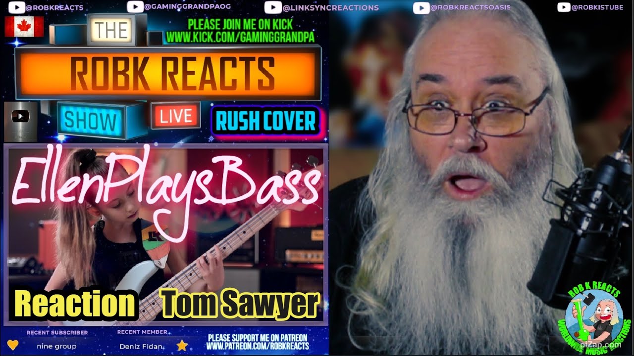 EllenPlaysBass Reaction - Mind-Blowing Bass Mastery! Rush - 
