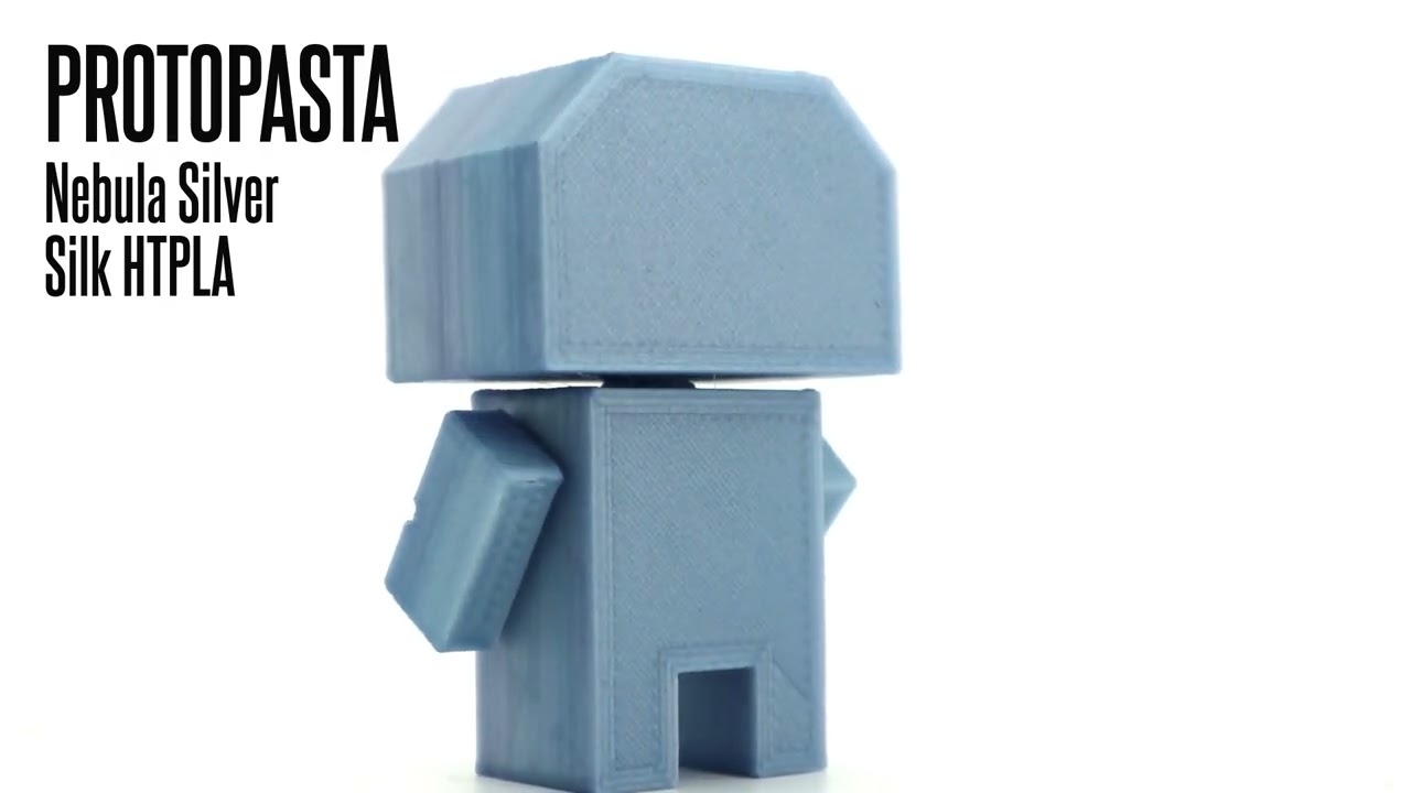 593 PROTOPASTA Nebula Silver Silk HTPLA | 3D printed sample | #FilaMODE