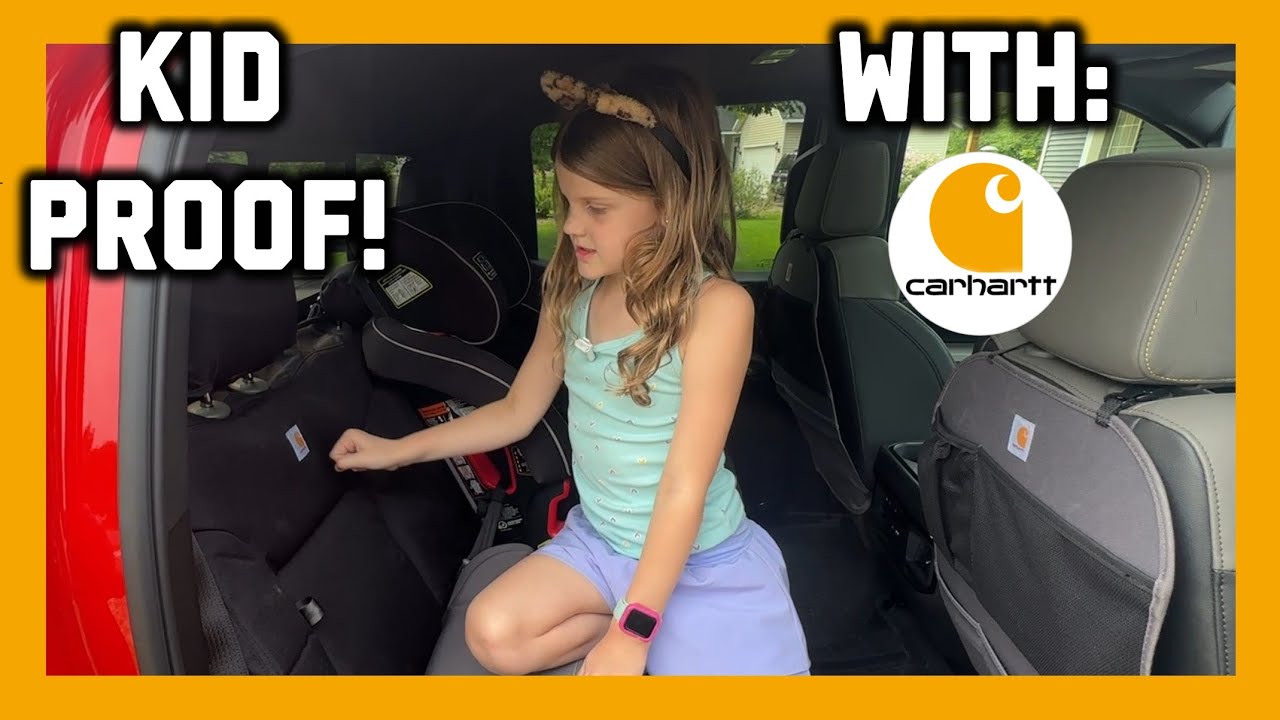 Kid Proof Your Truck With Carhartt! Seat Covers and Seatback Organizers!