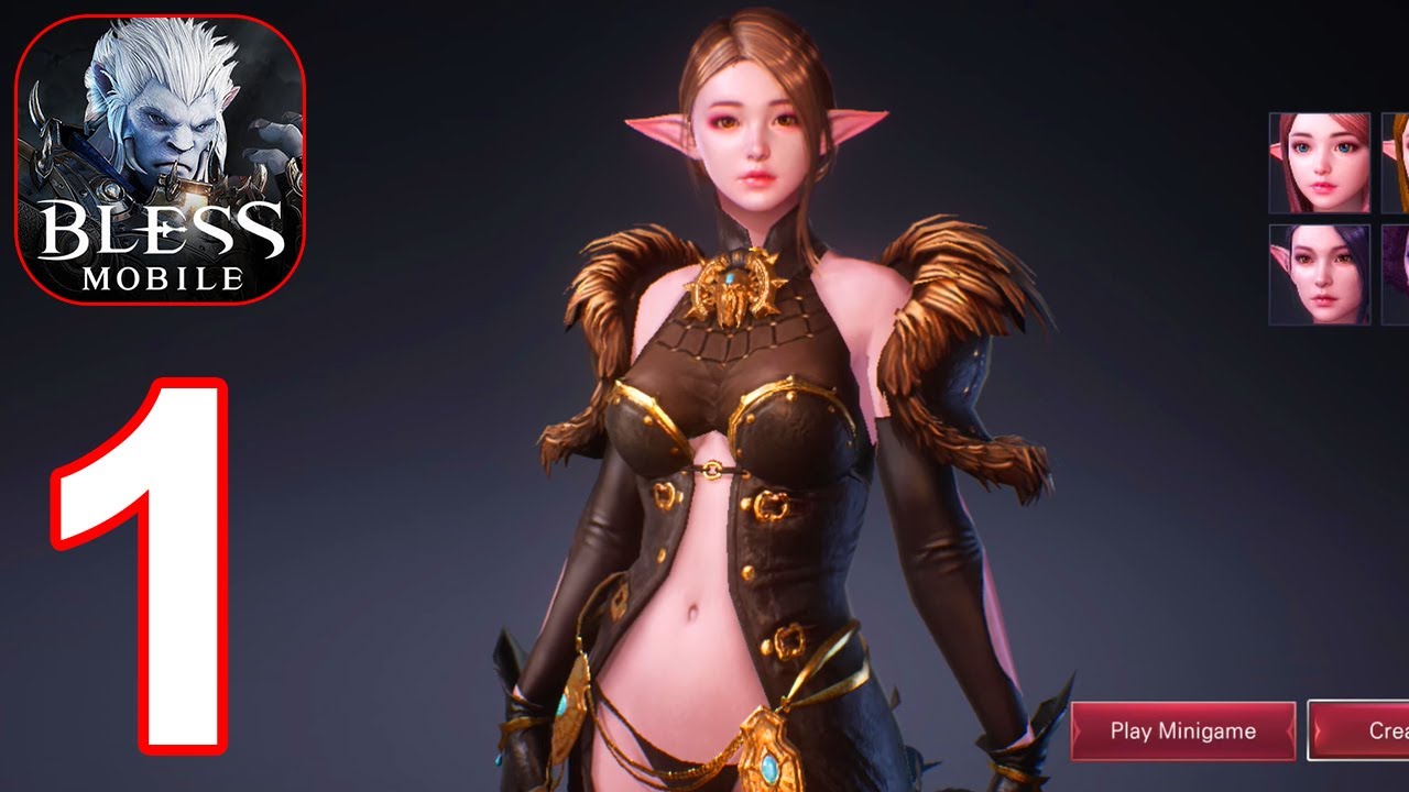 BLESS MOBILE - Gameplay Walkthrough Part 1 Tutorial (Android, iOS)
