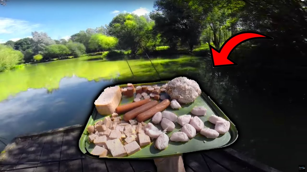 THREE MEAT FISHING CHALLENGE - Can I Catch on All of Them?