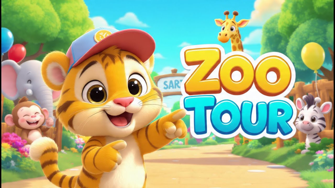 Zoo Animals for Kids | Fun Learning with Lions, Elephants & Penguins
