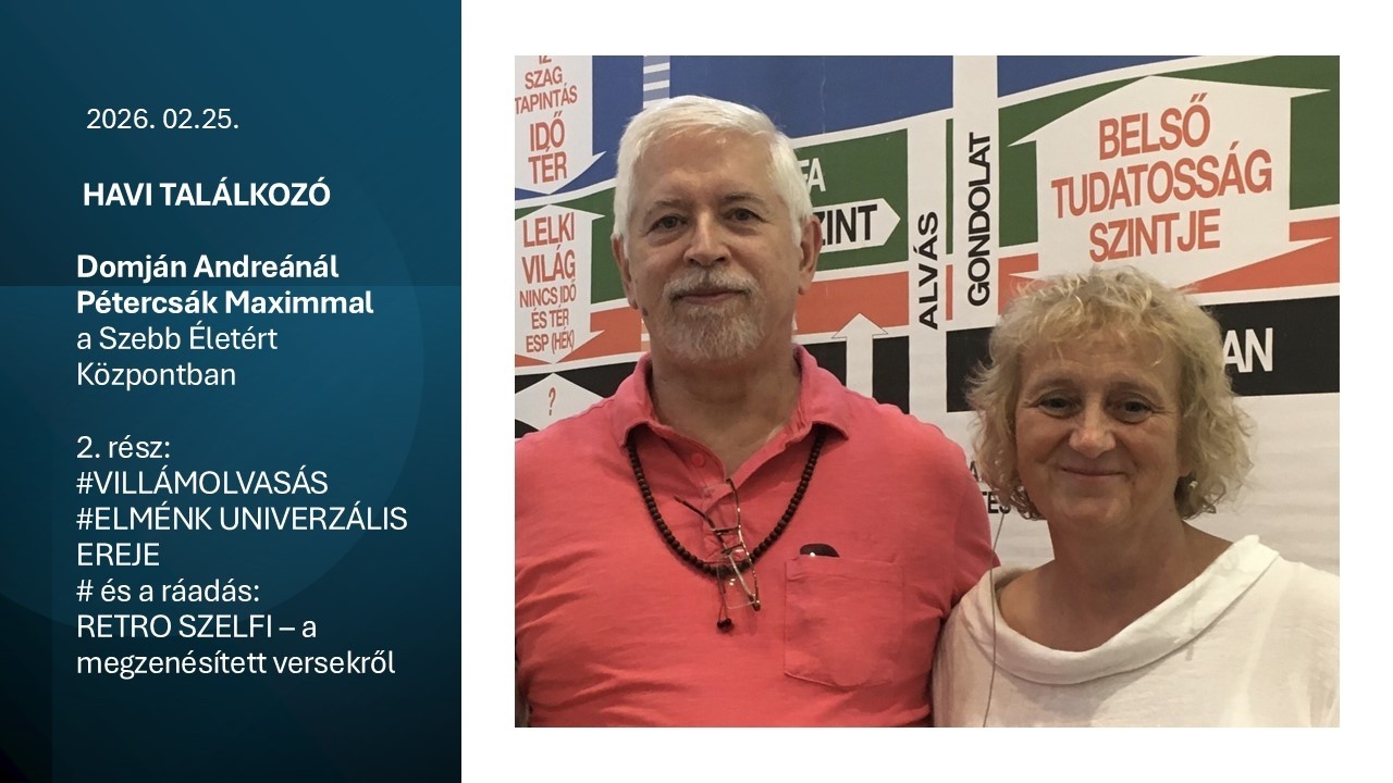 AGYKONTROLLOS HAVI TALÁLKOZÓ a Szebb Életért Központban Pétercsák Maximmal második rész