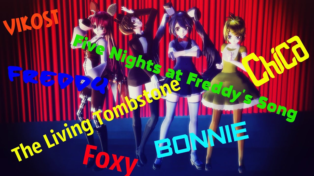 【MMD x FNAF】The Living Tombstone – Five Nights at Freddy's Song
