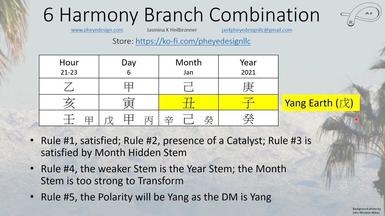6 Harmony Branch Combinations