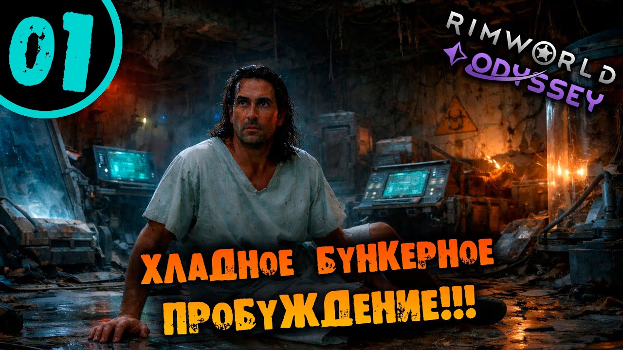 #01 ХЛАДНОЕ БУНКЕРНОЕ ПРОБУЖДЕНИЕ Прохождение Rimworld Highlander 1.6 НА РУССКОМ