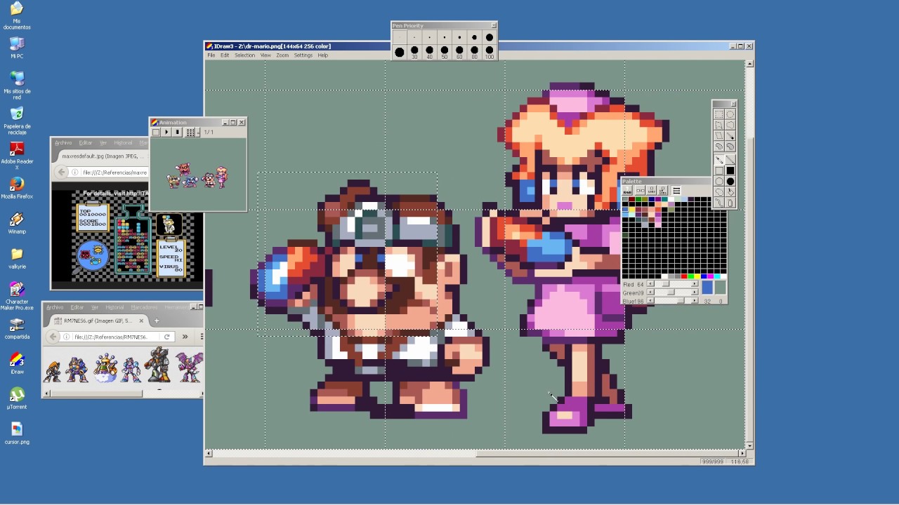 PIXEL ART TIME LAPSE #13 - Dr. Mario