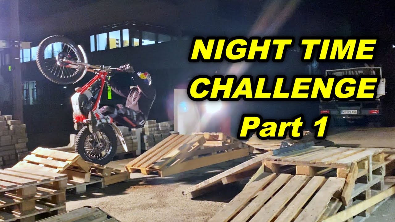 Unsere Night Trial Challenge - BIKE vs MOTO | Part 1