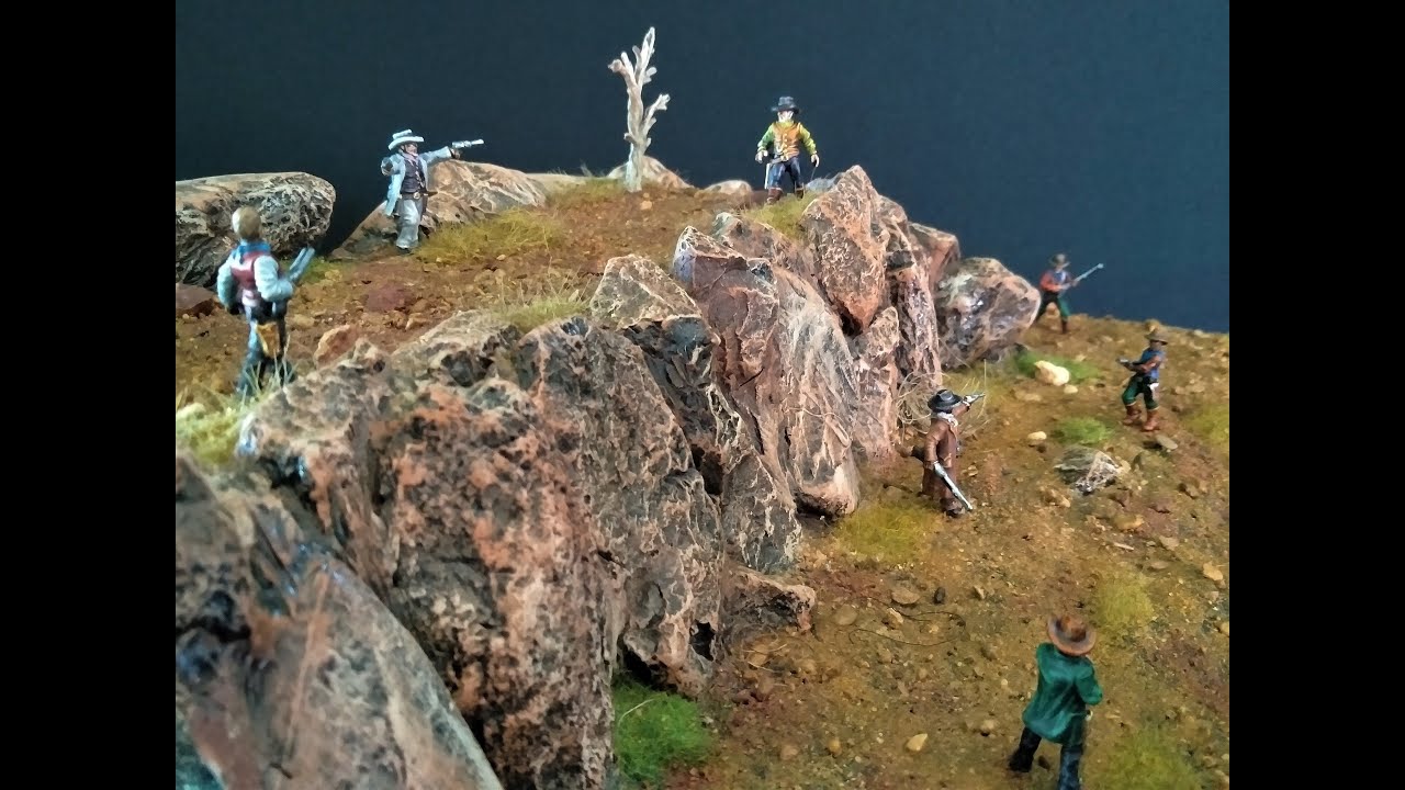 Old West gunslingers - How to paint with Speedpaint the set from Y and V models
