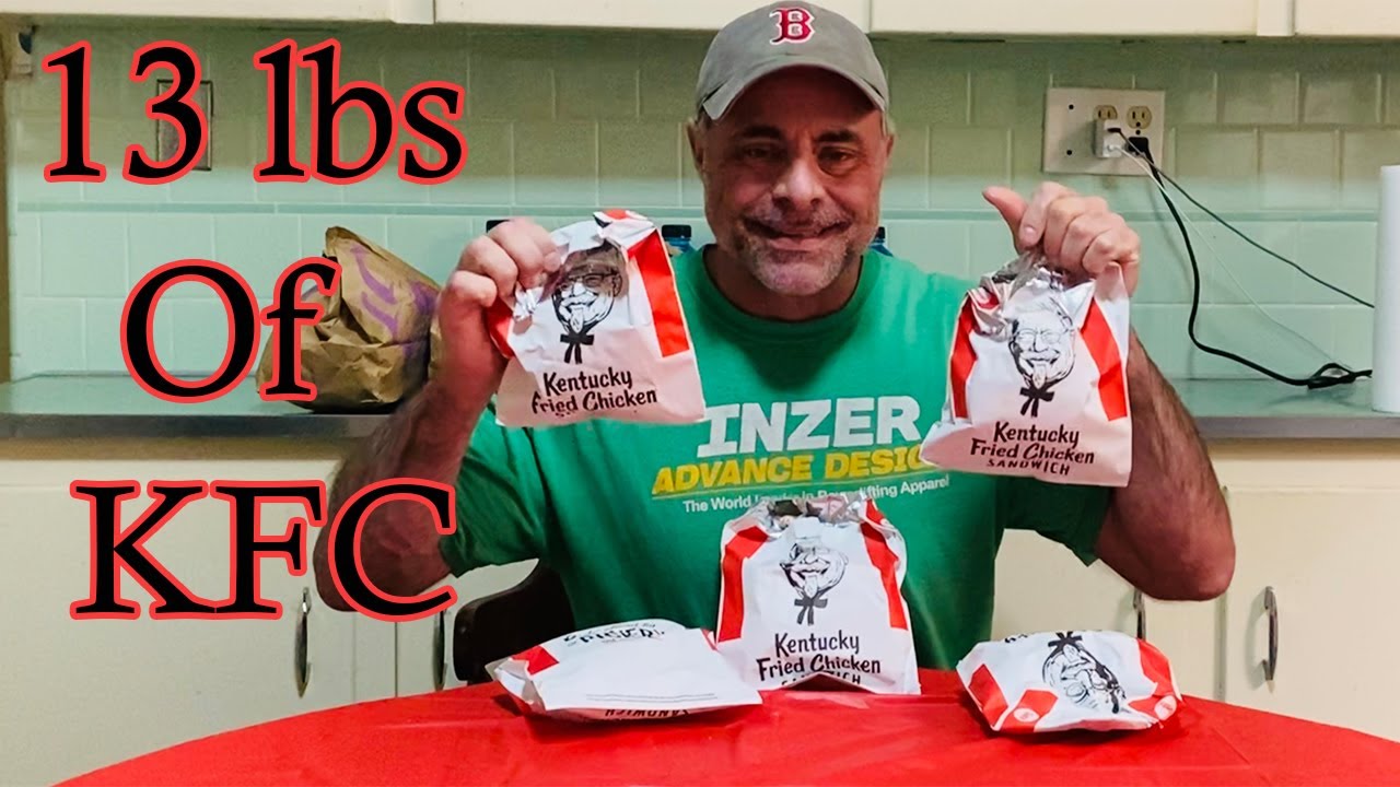 13lbs Of KFC|25 New Chicken Sandwiches