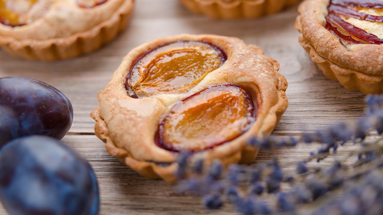 Тарталетки со сливами | СЛИВОВЫЙ ТАРТ / сливовый пирог с миндальным кремом франжипан