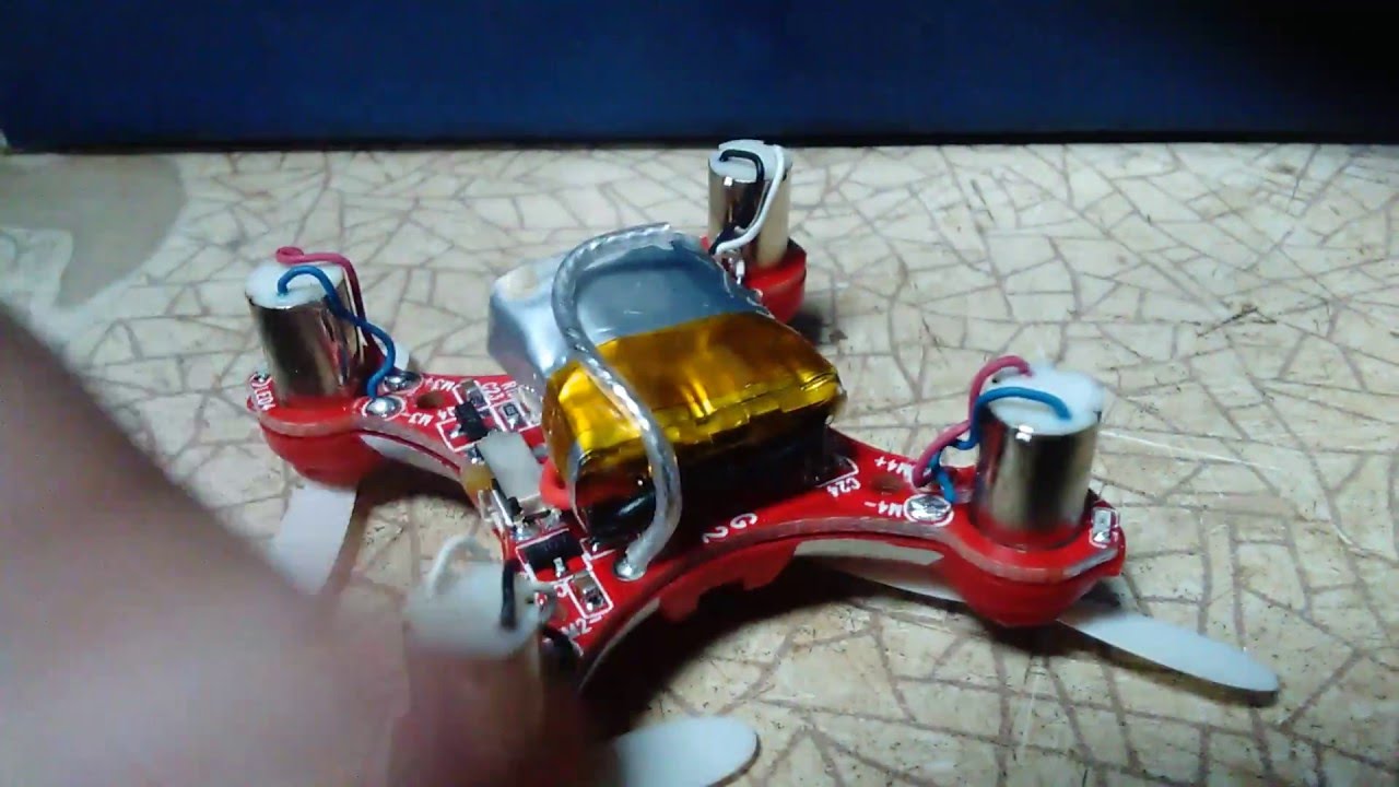 Квадрокоптер FQ777-124 - обзор и ремонт | pocket drone quadcopter FQ777-124 review and repair