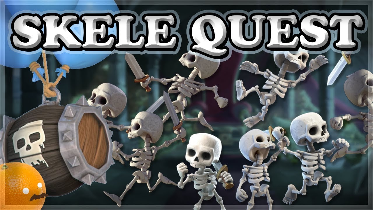 How to Finish SKELETON QUEST in 1 Hour | Clash Royale 🍊