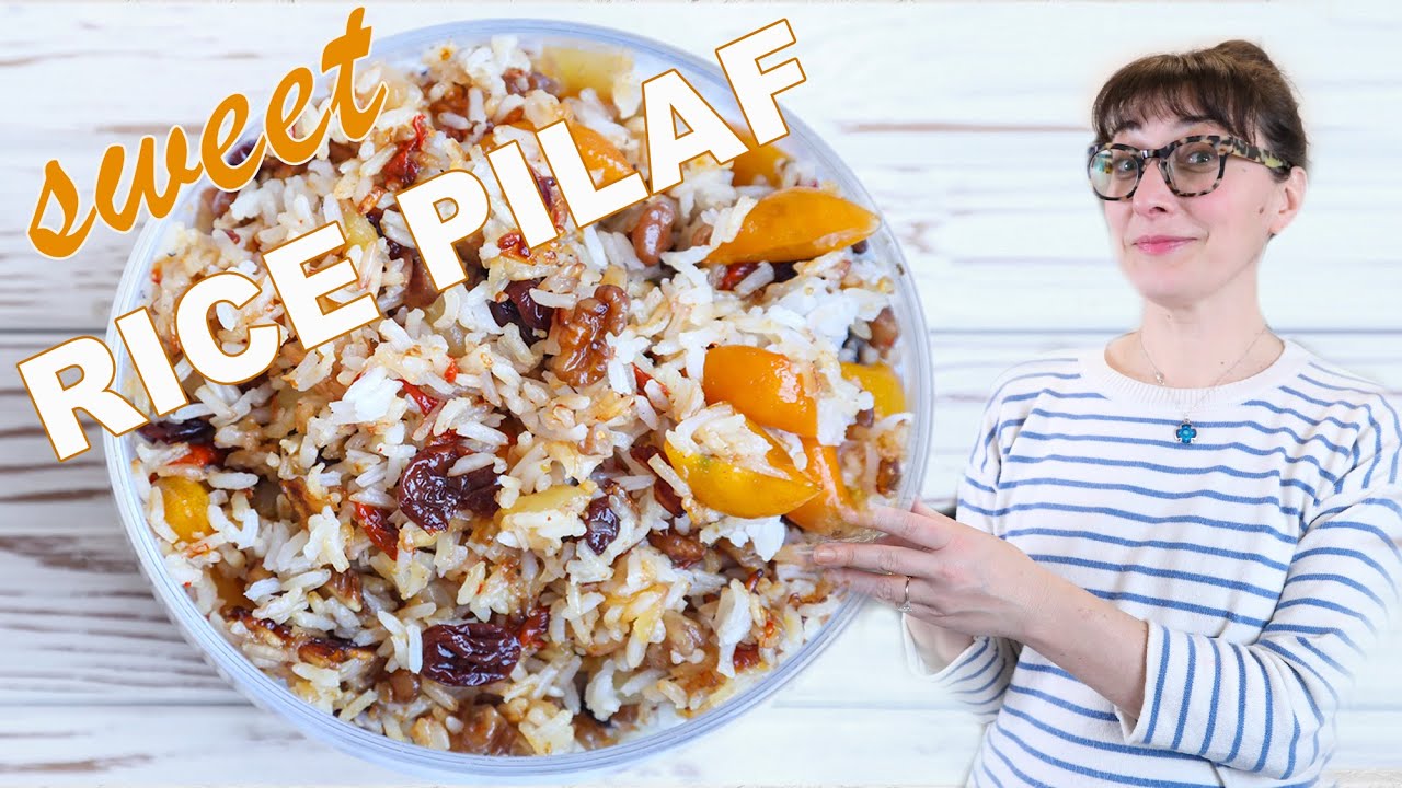 Sweet Rice Pilaf with dried fruits and nuts (ტკბილი ფლავი)