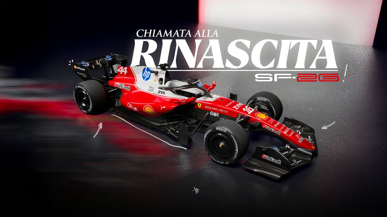 PRESENTATA la nuova FERRARI... · ecco la SF-26 🔴
