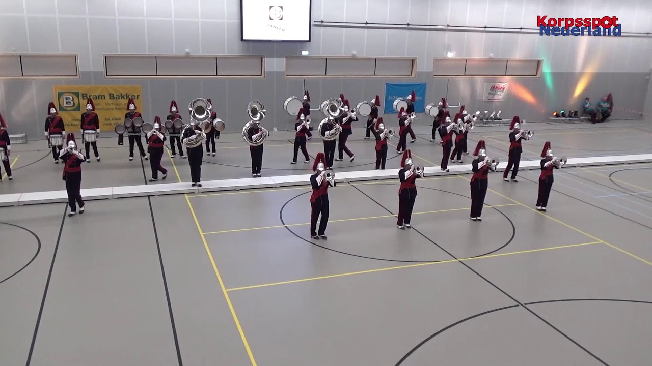 Kamper Trompetterkorps tijdens Taptoe Renkum 2019
