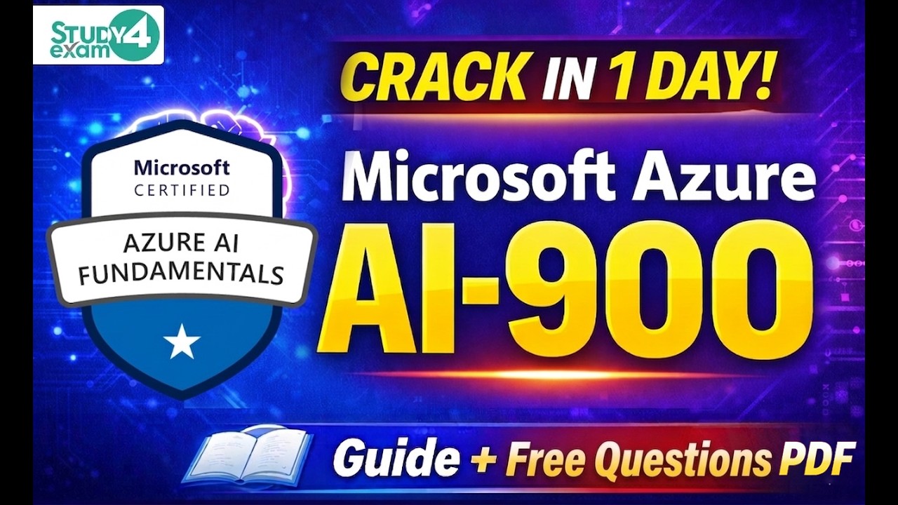 CRACK AI-900 Exam in Just 1 Day! | Microsoft Azure AI Fundamentals | Guide + Free Questions PDF