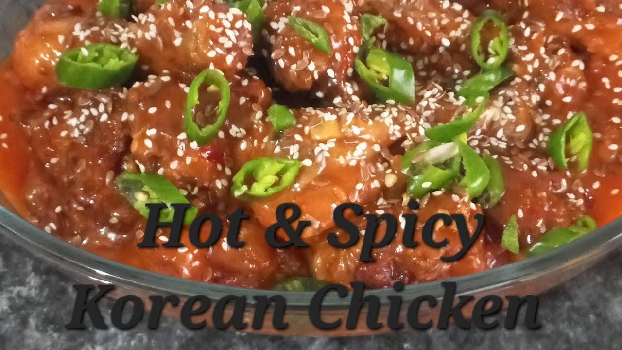 Hot & Spicy Korean Chicken by Saira Arif/ Korean Chicken Recipe by Saira Arif 