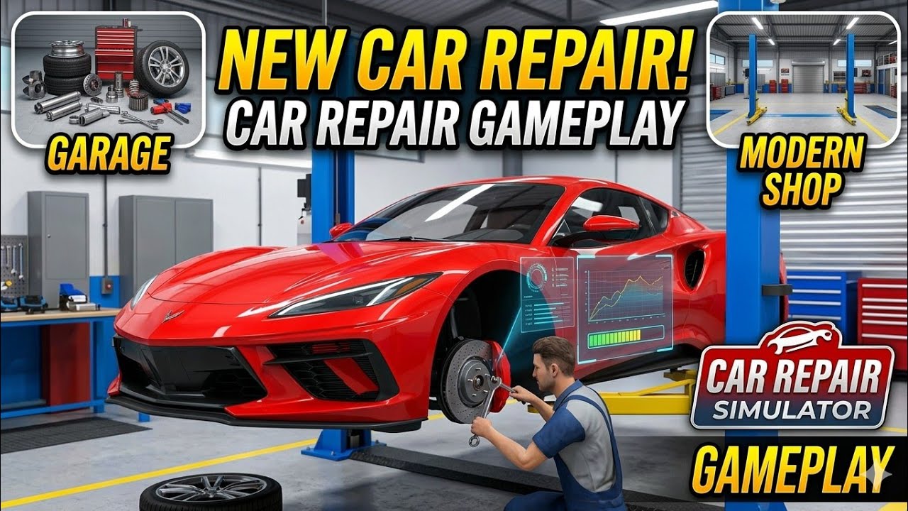 Car Repaire Game Play  | Car Garage game 