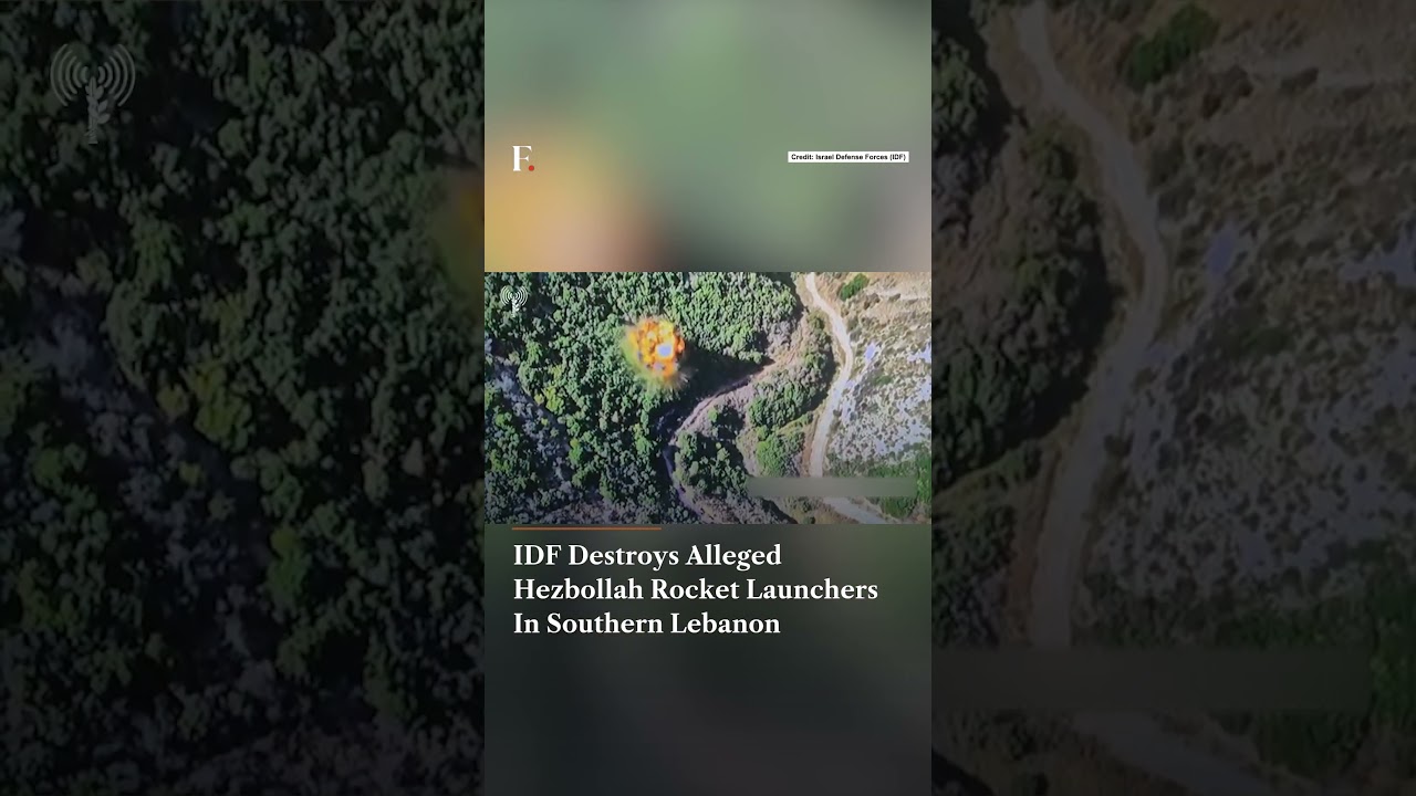 IDF Destroys Alleged Hezbollah Rocket Launchers In Southern Lebanon | N18G