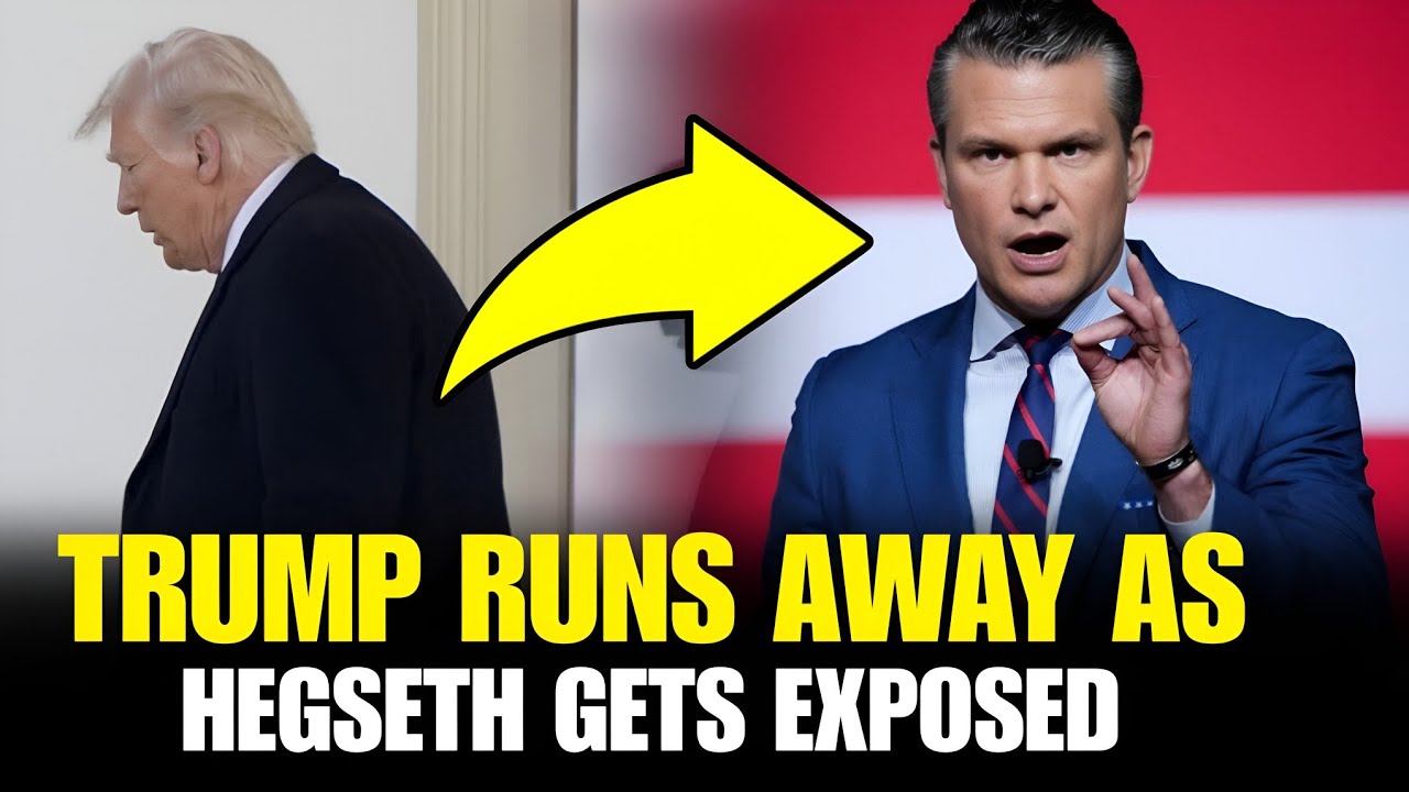 Trump HIDES as Hegseth MELTS DOWN Over Military Scandal