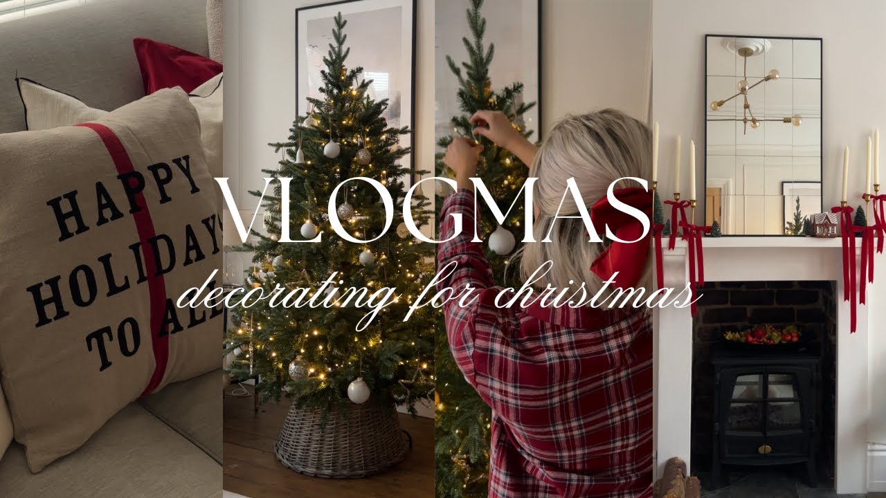 DECORATING FOR CHRISTMAS | AIMEELAURENFOX | VLOGMAS 2024
