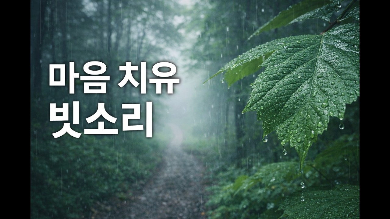 5분 안에 잠듭니다 불면증을 없애는 깊은 수면 음악 빗소리 명상