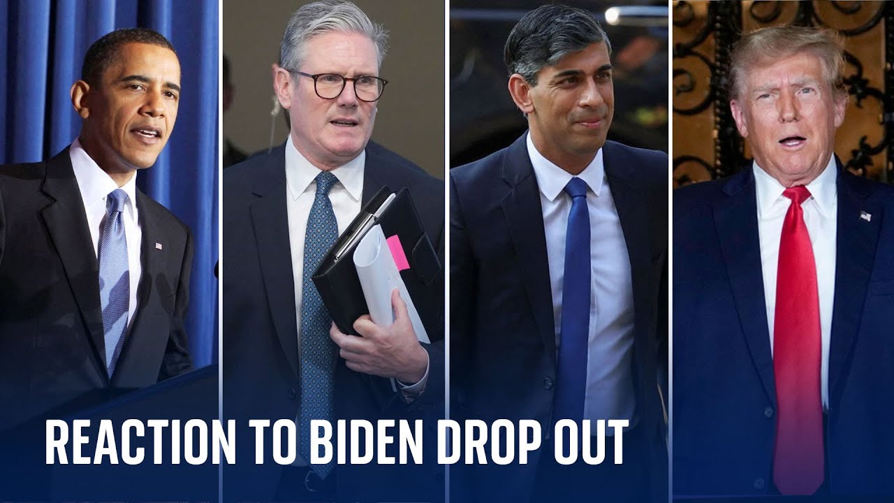 Biden drops out: Starmer and Sunak amongst those who have released statements