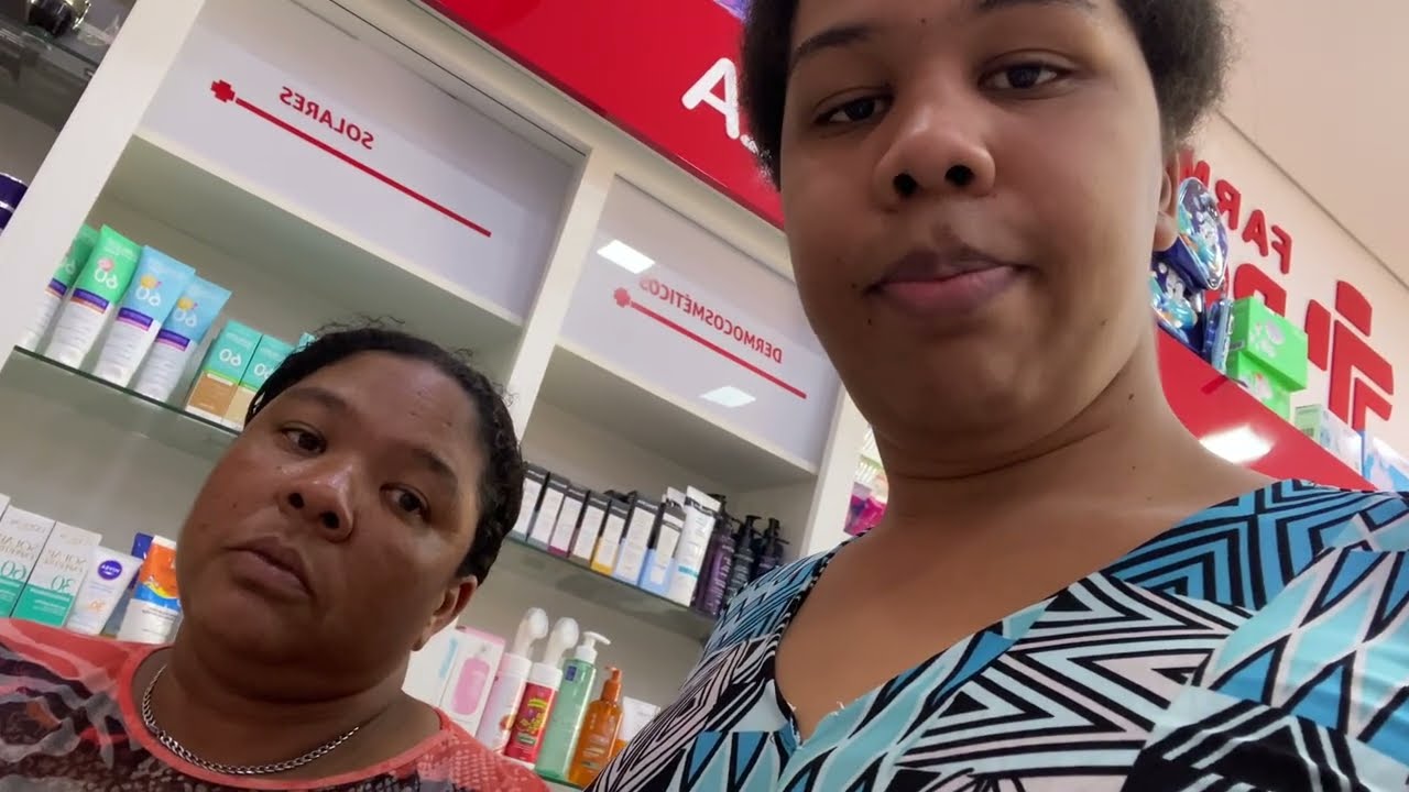 VLOG com a minha mãe | mercado, café e farmácia