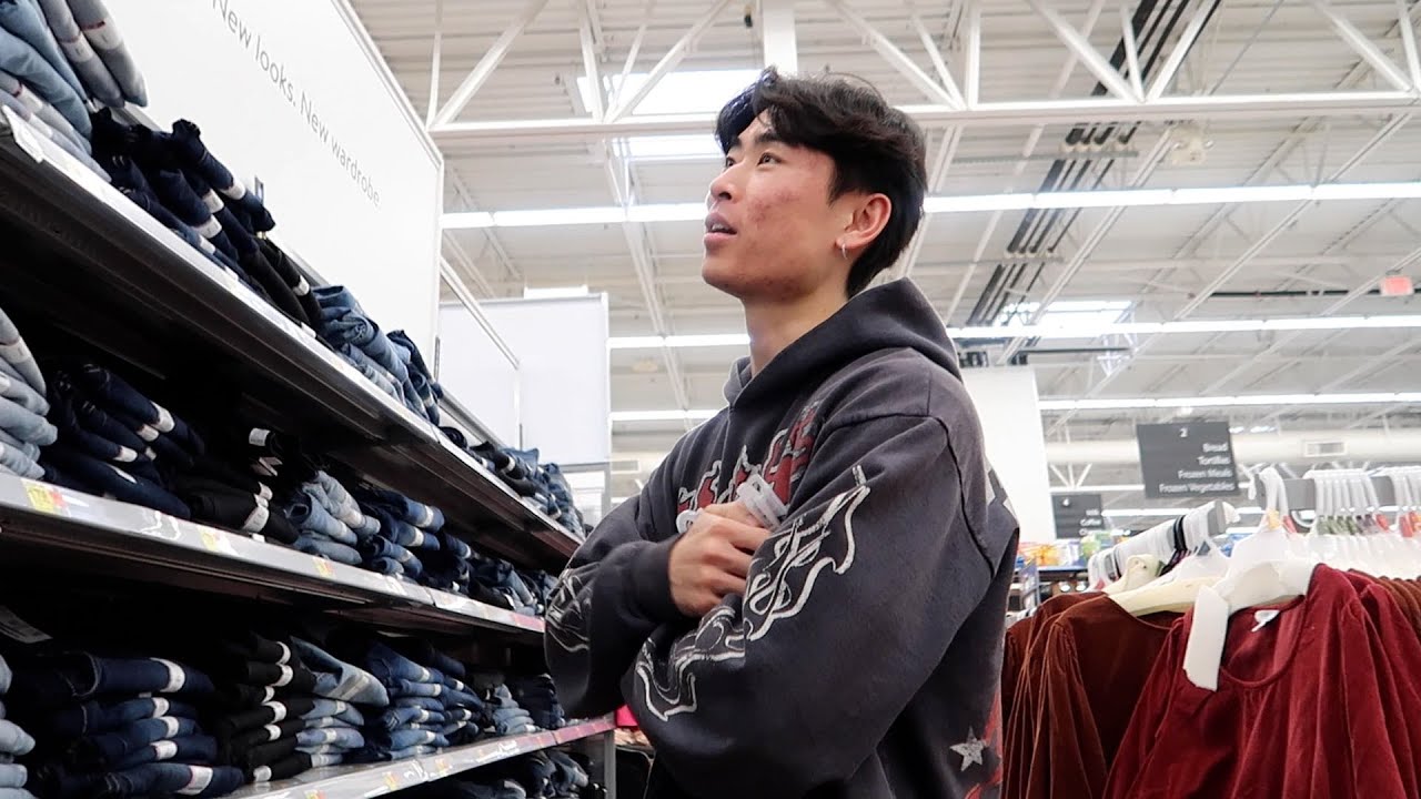 couples outfit challenge w/ only clothes from walmart